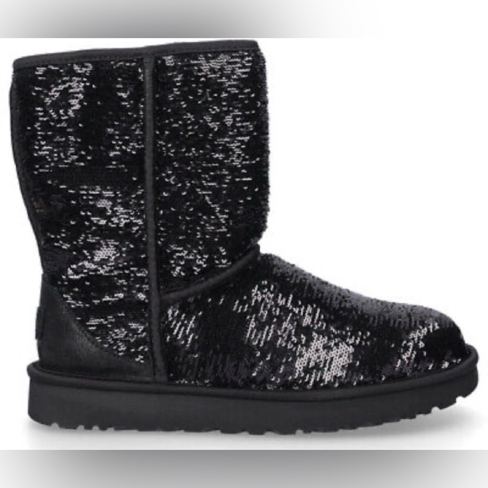 UGGs - size 3 kids - Black Sequin Boots